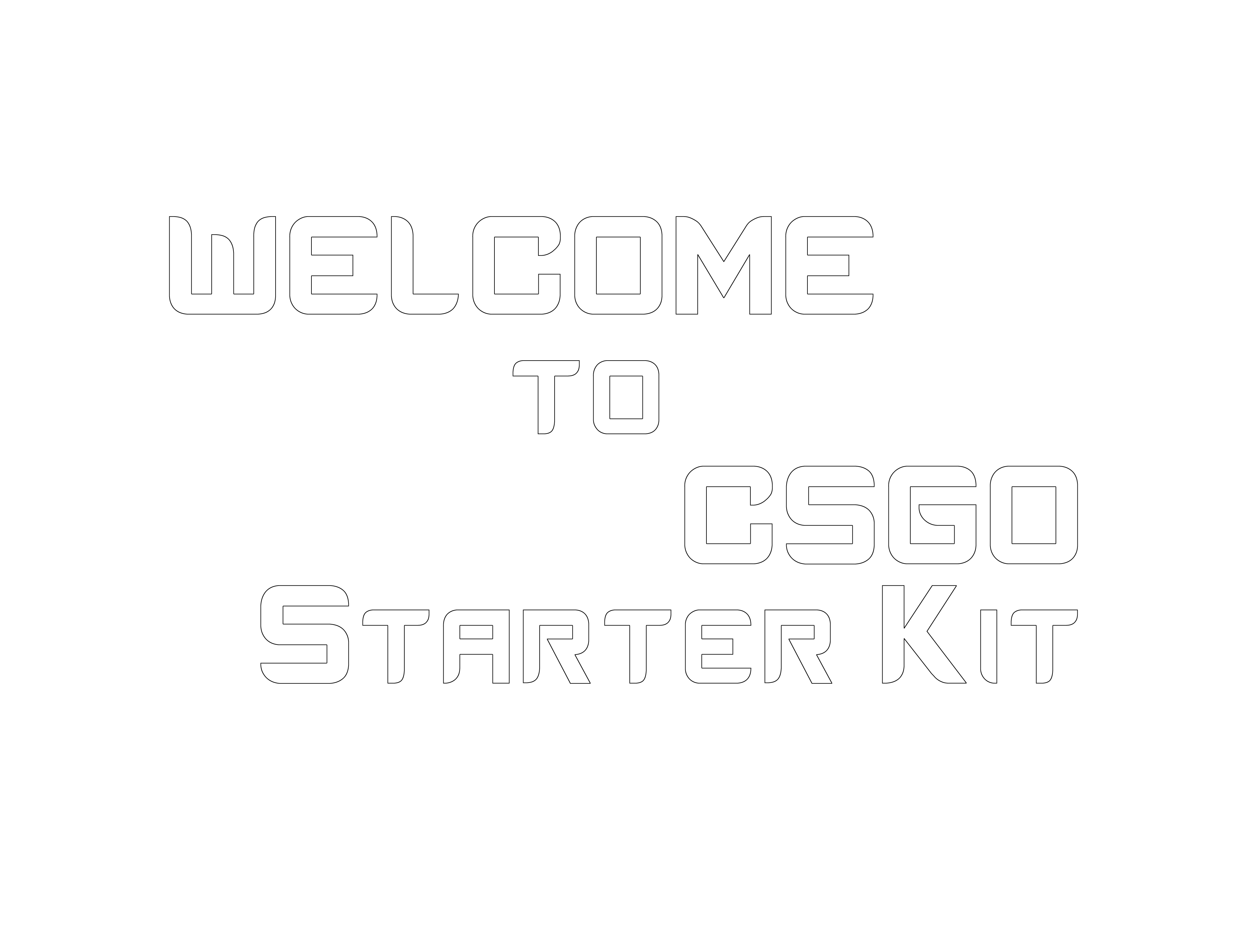 welcome to csgo starter kit!